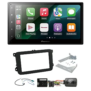 VW Transporter T5 / T5.1 2009-2015 Pioneer 6.8" Wired Apple CarPlay / Android Auto Bluetooth Stereo Upgrade Pack