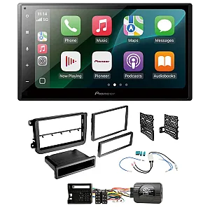 Volkswagen Pioneer SPH-DA150BT 6.8" Wired CarPlay / Android Auto Bluetooth Stereo Upgrade Pack