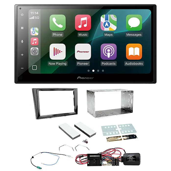 Vauxhall Astra H, Corsa Pioneer 6.8" Wired CarPlay / Android Auto Bluetooth Stereo Upgrade Pack