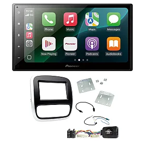 Vauxhall Vivaro 2014-2018 Pioneer 6.8" Wired CarPlay / Android Auto Bluetooth Stereo Upgrade Pack