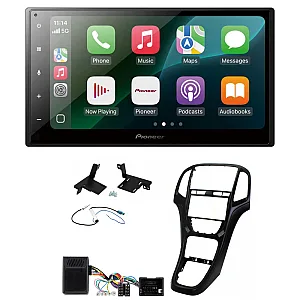 Vauxhall Astra 2010 - 2016 Pioneer 6.8" Wired CarPlay / Android Auto Bluetooth Stereo Upgrade Pack