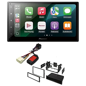 Honda CR-V 2001-2006 2nd Gen Pioneer 6.8" Wired CarPlay / Android Auto Bluetooth Stereo Upgrade Pack