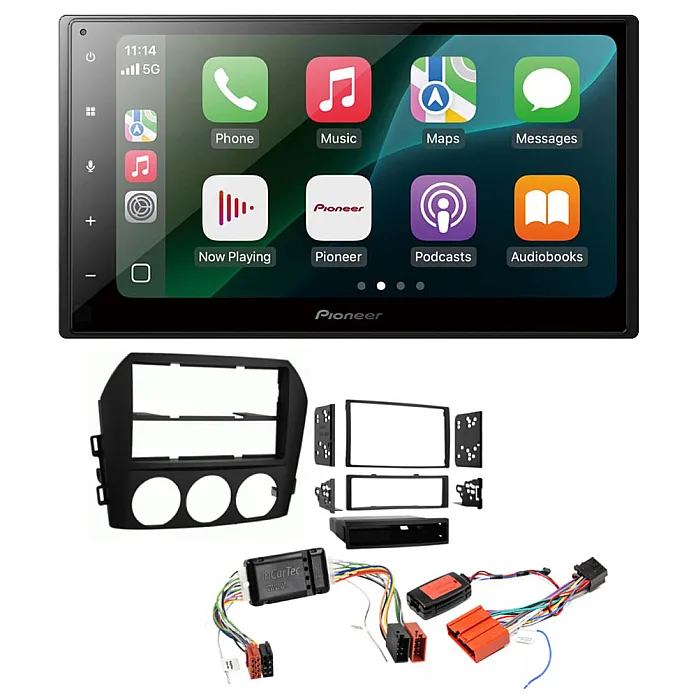 Mazda MX-5 2005 - 2009 (BOSE Audio) 6.8" Wired CarPlay / Android Auto Bluetooth Stereo Upgrade Pack