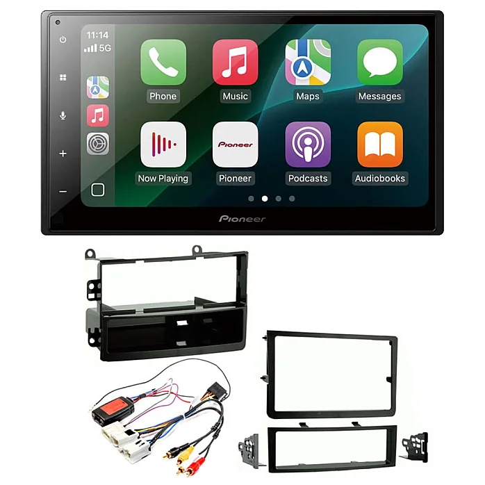 Nissan 350z 2006-2010 Pioneer 6.8" Wired CarPlay / Android Auto Bluetooth Stereo Upgrade Pack