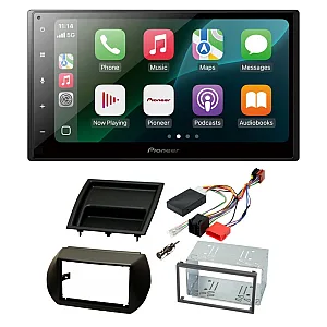 Peugeot Bipper 2009> Pioneer 6.8" Wired CarPlay / Android Auto Bluetooth Stereo Upgrade Pack