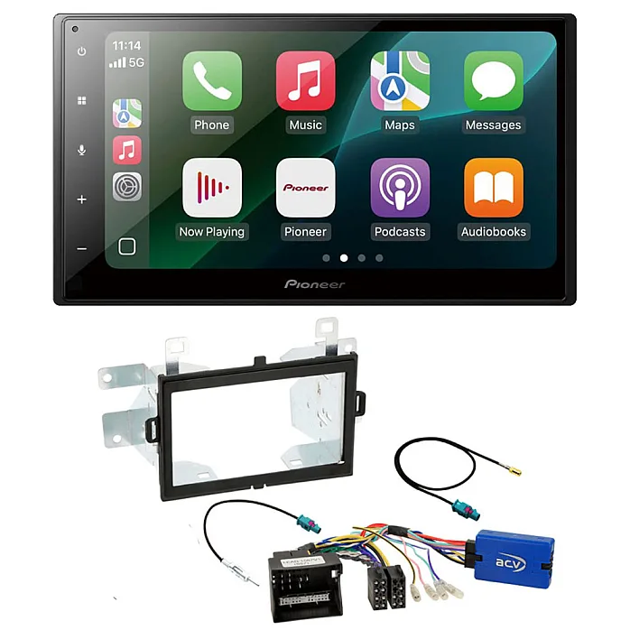 Mercedes Sprinter (2019-2023) Pioneer 6.8" Wired CarPlay / Android Auto Bluetooth Stereo Upgrade Pack