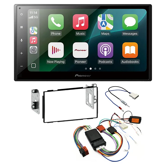 Nissan Qashqai (2007-2013) Pioneer 6.8" Wired CarPlay / Android Auto Bluetooth Stereo Upgrade Pack