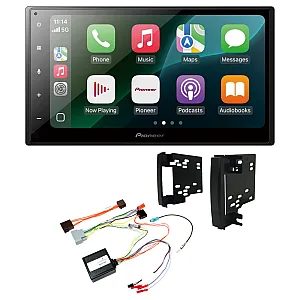 Dodge Pioneer 6.8" Wired CarPlay / Android Auto Bluetooth Stereo Upgrade Pack