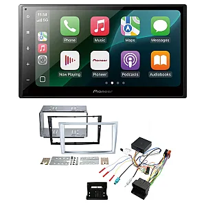 Holden Astra, Captiva Pioneer 6.8" Wired CarPlay / Android Auto Bluetooth Stereo Upgrade Pack