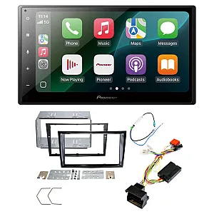 Vauxhall Corsa D 2006-2014 Pioneer 6.8" Wired CarPlay / Android Auto Bluetooth Stereo Upgrade Pack