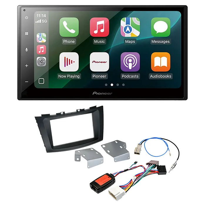 Suzuki Swift (2010-2017) Pioneer 6.8" Wired CarPlay / Android Auto Bluetooth Stereo Upgrade Pack