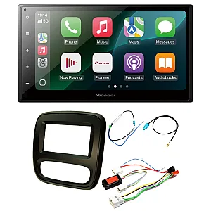 Renault Trafic 2014-2022 (NAVIGATION SYSTEMS) Pioneer 6.8" Wired CarPlay / Android Auto Bluetooth Stereo Upgrade Pack