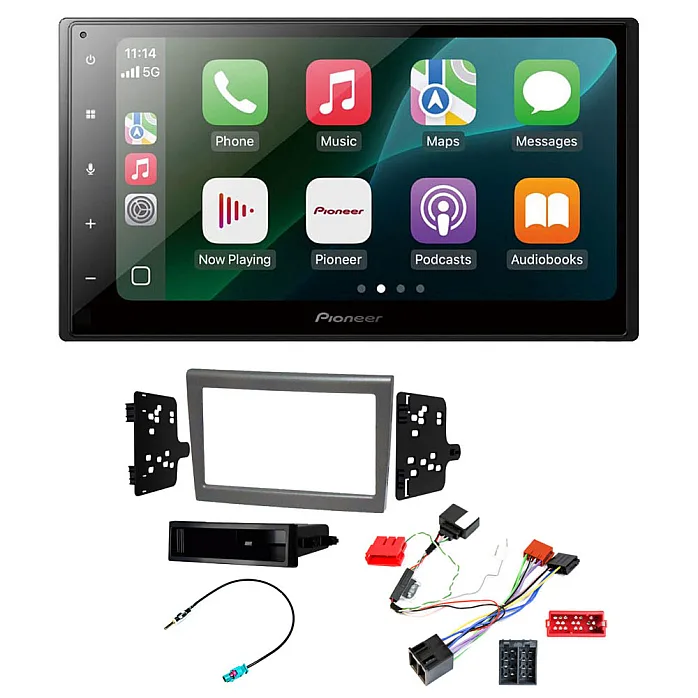 Porsche 911, Boxster, Cayman Pioneer 6.8" Wired CarPlay / Android Auto Bluetooth Stereo Upgrade Pack
