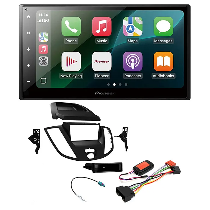 Ford Transit MK8 2013-2018 (WITHOUT DISPLAY) 6.8" Wired CarPlay / Android Auto Bluetooth Stereo Upgrade Pack