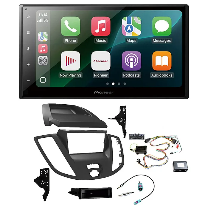 Ford Transit 2013-2018 Pioneer 6.8" Wired CarPlay / Android Auto Bluetooth Stereo Upgrade Pack