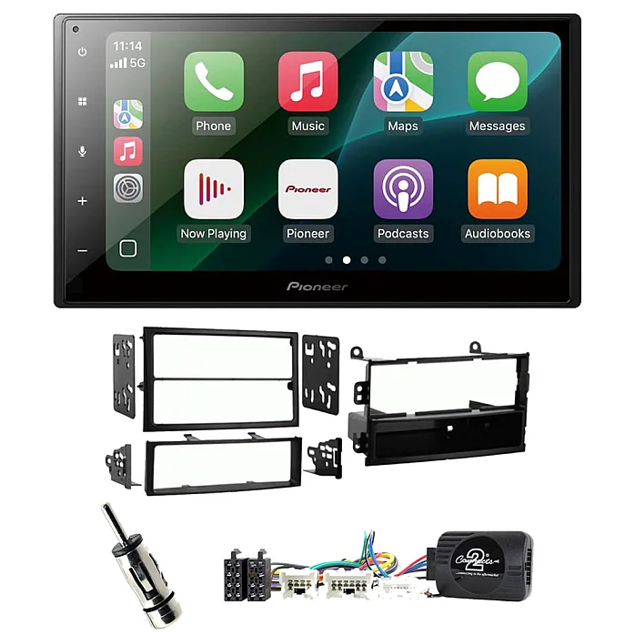 Nissan 350z (2003-2006) Pioneer 6.8" Wired CarPlay / Android Auto Bluetooth Stereo Upgrade Pack