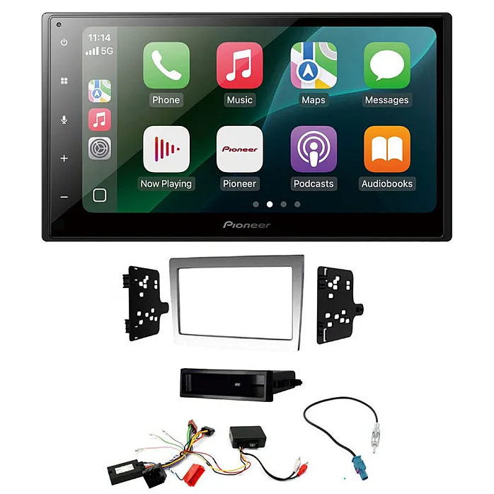 Porsche 997, Boxster, Cayman Pioneer 6.8" Wired CarPlay / Android Auto Bluetooth Stereo Upgrade Pack