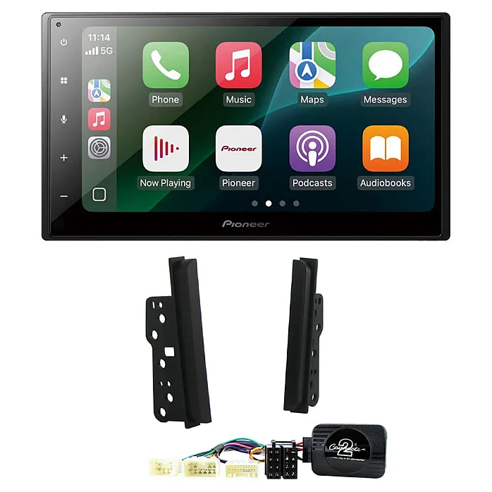 Toyota Alphard 2002 - 2008 Pioneer 6.8" Wired CarPlay / Android Auto Bluetooth Stereo Upgrade Pack