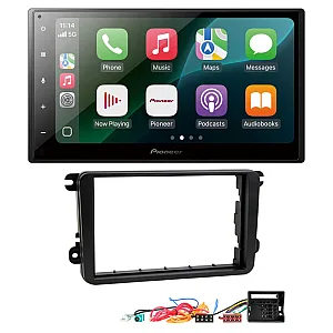 Pioneer 6.8" Wired Apple CarPlay / Android Auto Bluetooth Stereo Upgrade Pack For Volkswagen