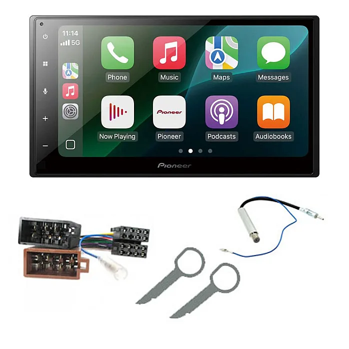 Volkswagen Pioneer 6.8" Wired CarPlay / Android Auto Bluetooth Stereo Upgrade Pack