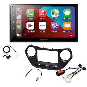 Hyundai i10 2013-2019 Pioneer SPH-DA160DAB 6.8" Bluetooth Apple CarPlay, Android Auto DAB Stereo Upgrade Kit