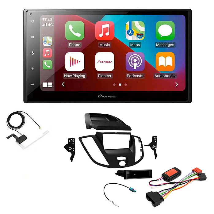 Ford Transit MK8 2013-2018 (WITHOUT DISPLAY) Pioneer 6.8" Bluetooth Apple CarPlay DAB Stereo Upgrade Kit
