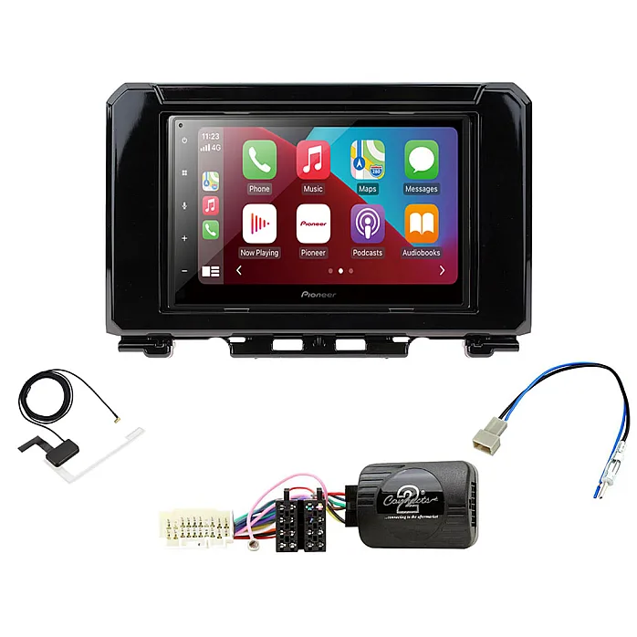 Suzuki Jimny 2018 Onwards Pioneer 6.8" Bluetooth Apple CarPlay DAB Stereo Upgrade Kit