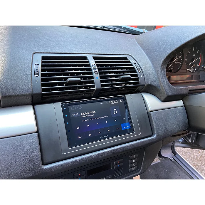 BMW X5 E53 with Factory Nav / Carplay / Android Auto / DAB / Bluetooth Stereo Upgrade Kit (Supply Only)