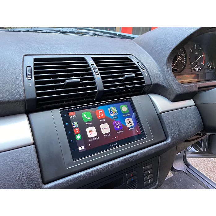 BMW X5 E53 with Factory Nav / Carplay / Android Auto / DAB / Bluetooth Stereo Upgrade Kit (Supply Only)