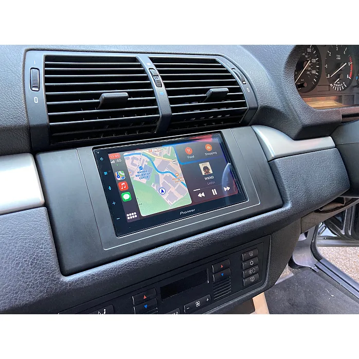 BMW X5 E53 with Factory Nav / Carplay / Android Auto / DAB / Bluetooth Stereo Upgrade Kit (Supply Only)