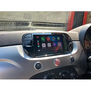 Fiat 500 2007- 2015 Piano Black Pioneer 6.8" Bluetooth Apple CarPlay DAB Stereo Upgrade Kit