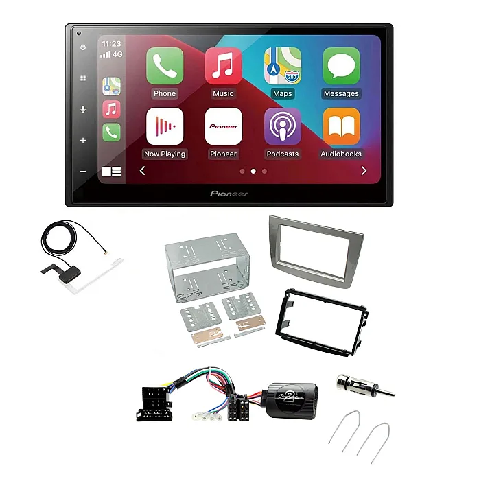Alfa Romeo Mito 2008-2014 Pioneer 6.8" Bluetooth Apple CarPlay DAB Stereo Upgrade Kit