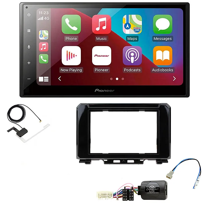 Suzuki Jimny 2018 Onwards Pioneer 6.8" Bluetooth Apple CarPlay DAB Stereo Upgrade Kit