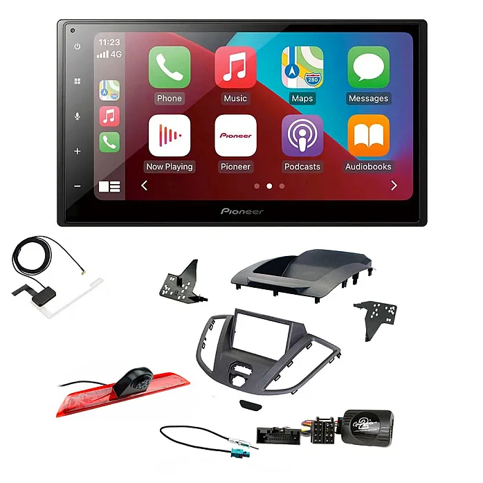 Ford Transit V363 Dark Grey Pioneer 6.8" Bluetooth Apple CarPlay DAB Stereo Upgrade Kit