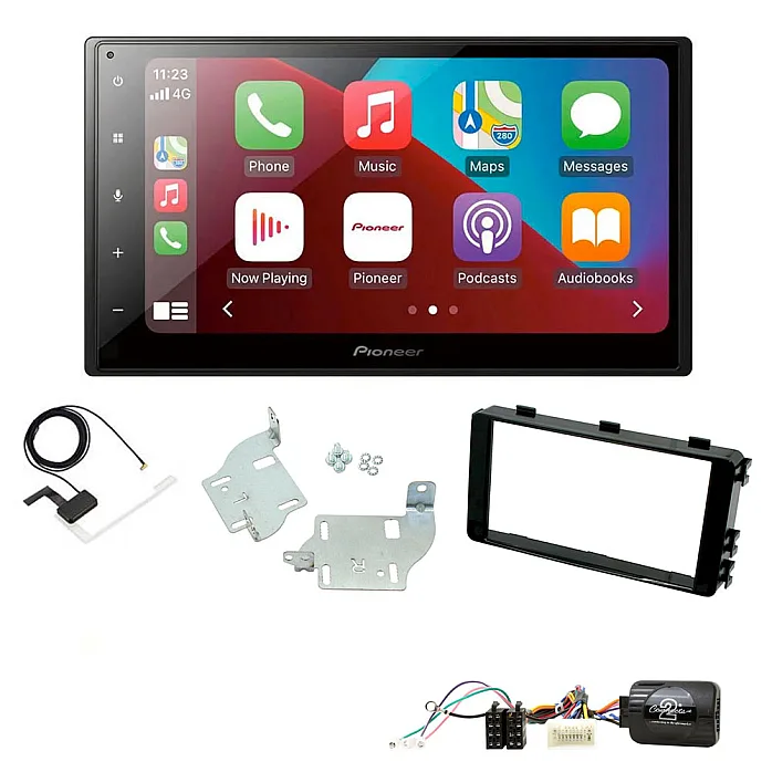 Fiat Fullback 2018> SPH-DA160DAB Pioneer 6.8" Bluetooth Apple CarPlay, Android Auto DAB Stereo Upgrade Kit