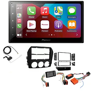 Mazda MX-5 2005 - 2009 (BOSE Audio) Pioneer 6.8" Bluetooth Apple CarPlay DAB Stereo Upgrade Kit
