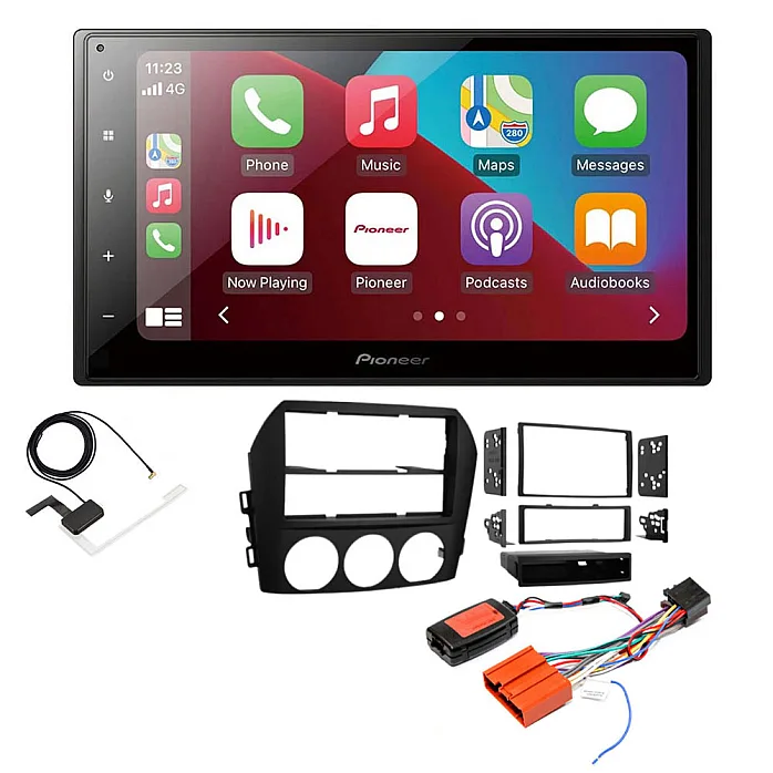 Mazda MX-5 2005-2009 Pioneer 6.8" Apple CarPlay DAB Stereo Upgrade Pack