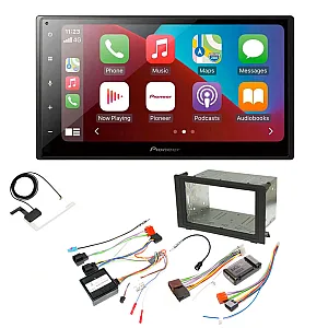 Saab 9-3 2006-2013 Pioneer 6.8" Bluetooth Apple CarPlay / Android Auto DAB Stereo Upgrade Pack