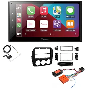 Mazda MX-5 2009-2015 Pioneer 6.8" Apple CarPlay DAB Stereo Upgrade Kit