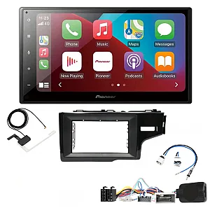 Honda Fit, Jazz 2015-2020 Pioneer 6.8" Bluetooth Apple CarPlay DAB Stereo Upgrade Pack