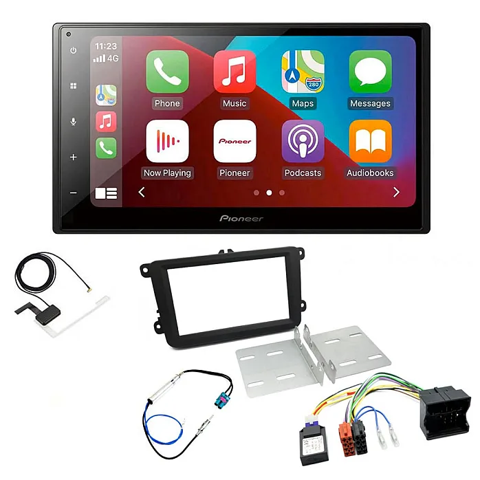 Volkswagen Pioneer SPH-DA160DAB 6.8" Bluetooth Apple CarPlay DAB Stereo Upgrade Kit