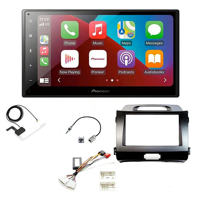 Kia Sportage 2010-2015 Pioneer 6.8" Bluetooth Apple CarPlay DAB Stereo Upgrade Kit