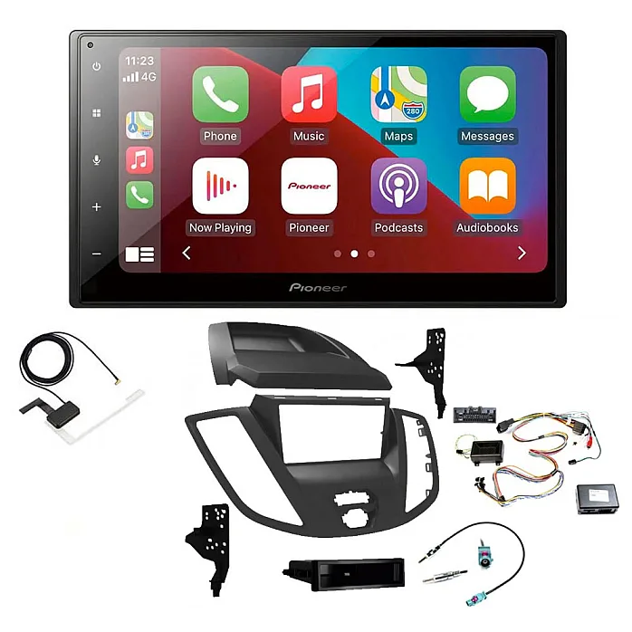 Ford Transit 2013-2018 SPH-DA160DAB Pioneer 6.8" Bluetooth Apple CarPlay DAB Stereo Upgrade Kit
