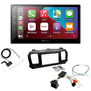 Toyota Proace, Proace Verso 2016> Pioneer 6.8" Bluetooth Apple CarPlay DAB Stereo Upgrade Kit