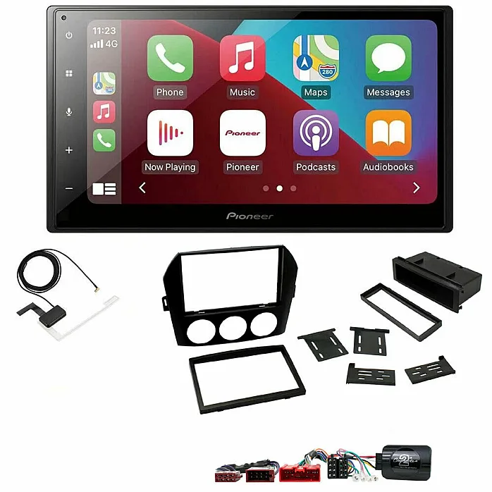 Mazda Miata,  MX-5 (BOSE / Non BOSE) Pioneer Apple CarPlay Android Auto Stereo Upgrade Kit