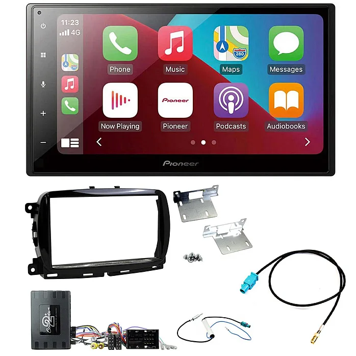 Fiat 500 2015-2021 Pioneer Apple CarPlay / DAB Radio / Upgrade Kit