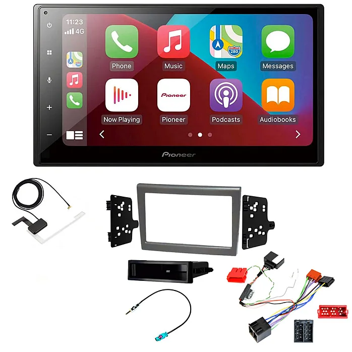 Porsche 911, Boxster, Cayman Pioneer 6.8" Bluetooth Apple CarPlay DAB Stereo Upgrade Kit