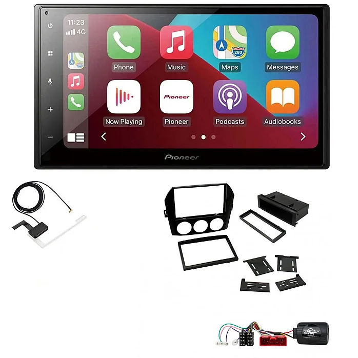Mazda MX-5 Non-Bose Pioneer 6.8" Apple CarPlay DAB Stereo Upgrade Kit