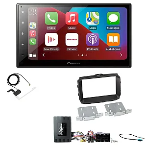 Alfa Romeo Giulietta 2014-2021 Double Din Stereo CarPlay, Android Auto, DAB Stereo Upgrade Pack