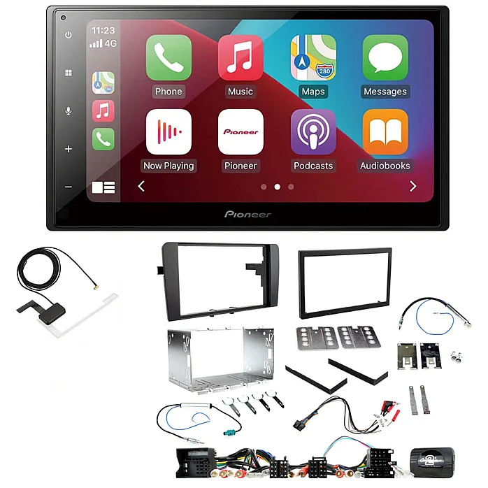 Audi A3 2003 - 2012 Pioneer 6.8" Bluetooth Apple CarPlay DAB Stereo Upgrade Kit